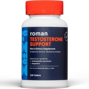 120 Count Male Hormone Tablets Testosterone Supplement for Men