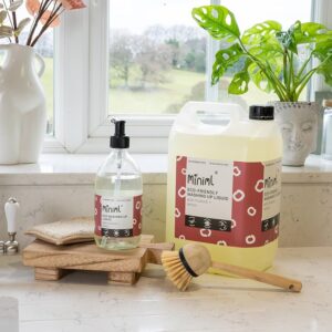 Miniml Eco Washing Up Liquid 5L Refill - Wild Rhubarb & Lemon Scented